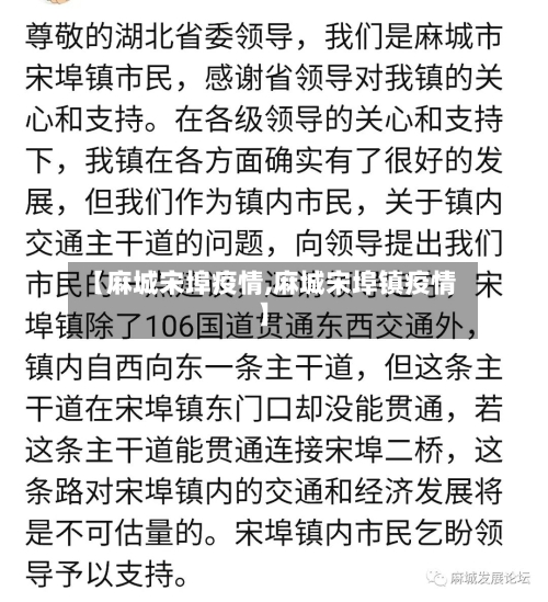 【麻城宋埠疫情,麻城宋埠镇疫情】-第2张图片