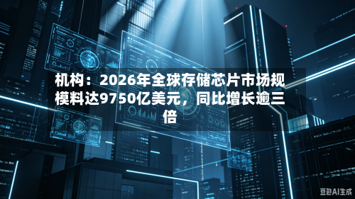 机构：2026年全球存储芯片市场规模料达9750亿美元	，同比增长逾三倍-第2张图片
