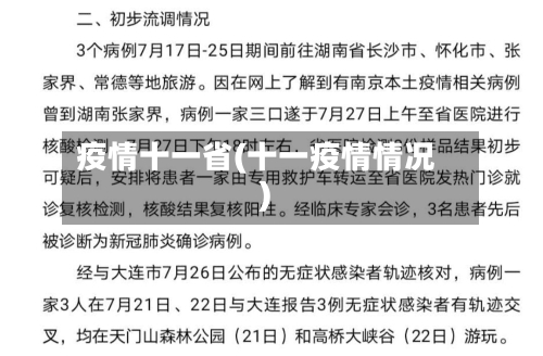 疫情十一省(十一疫情情况)-第3张图片