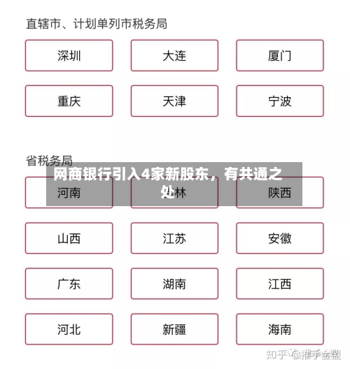 网商银行引入4家新股东，有共通之处-第2张图片