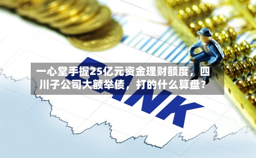 一心堂手握25亿元资金理财额度	，四川子公司大额举债，打的什么算盘？-第3张图片