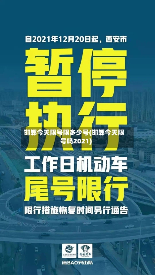 邯郸今天限号限多少号(邯郸今天限号吗2021)