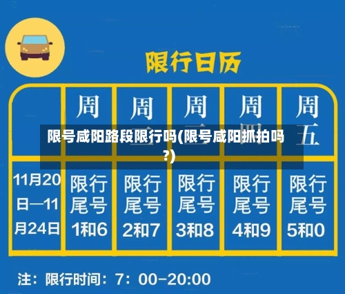 限号咸阳路段限行吗(限号咸阳抓拍吗?)-第2张图片