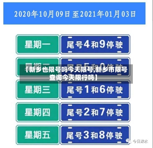 【新乡也限号吗今天限号,新乡市限号查询今天限行吗】-第2张图片