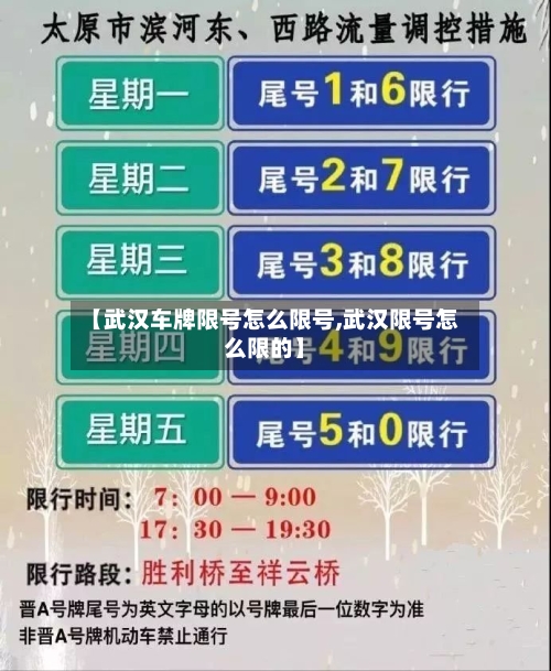 【武汉车牌限号怎么限号,武汉限号怎么限的】