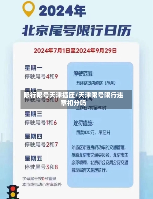 限行限号天津插座/天津限号限行违章扣分吗