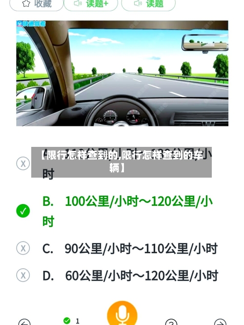 【限行怎样查到的,限行怎样查到的车辆】-第2张图片