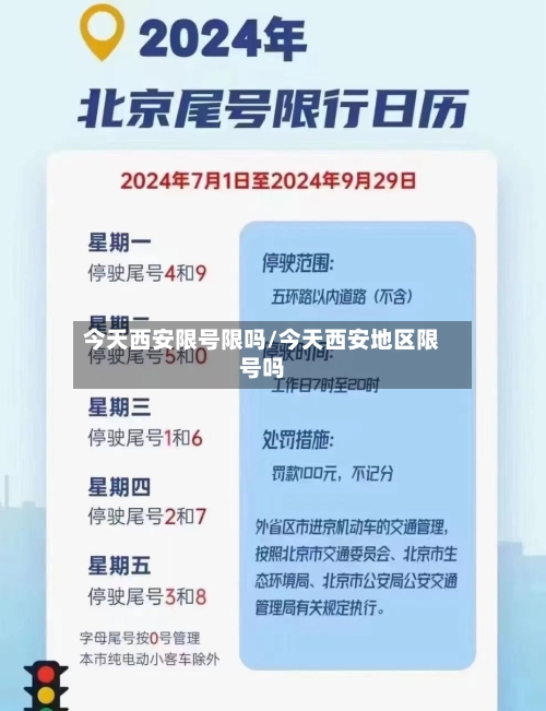 今天西安限号限吗/今天西安地区限号吗-第3张图片