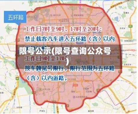 限号公示(限号查询公众号)-第2张图片