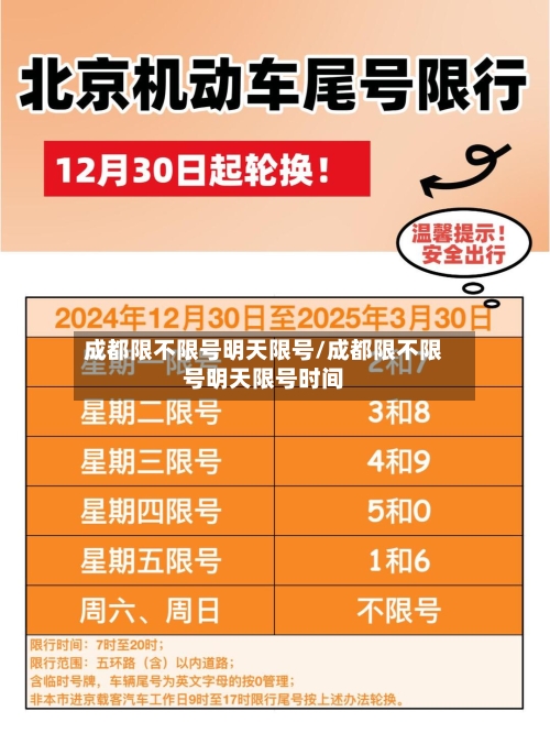 成都限不限号明天限号/成都限不限号明天限号时间-第2张图片