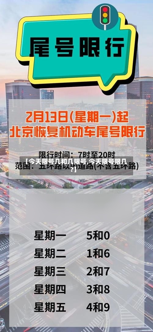 【今天限号几和几限号,今天限号限几?】
