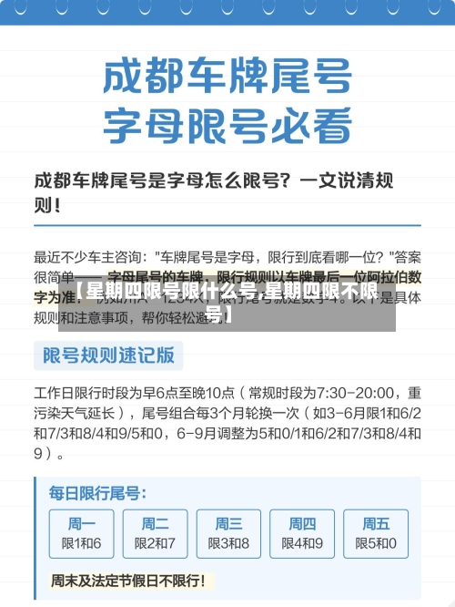 【星期四限号限什么号,星期四限不限号】-第3张图片