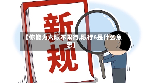 【你能为六限不限行,限行6是什么意思】