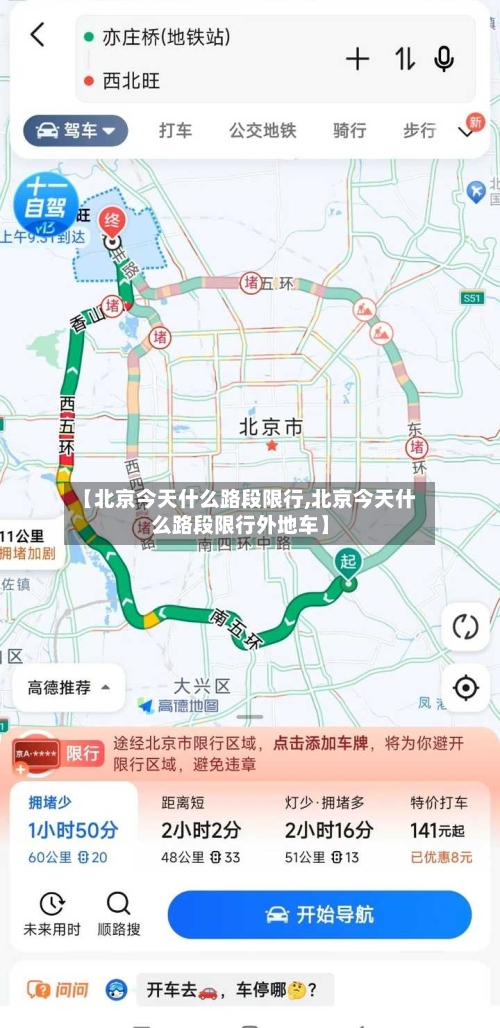 【北京今天什么路段限行,北京今天什么路段限行外地车】-第2张图片